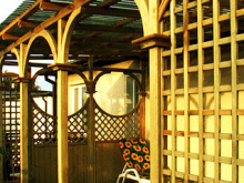 WOJTCZAK wire mesh fence ornamental summerhouse woodshed Poland